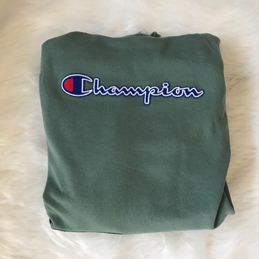 Green Champion Hoodie